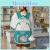 Large Capacity Cartoon Backpack Student Backpack Womens Leisure Educational Use