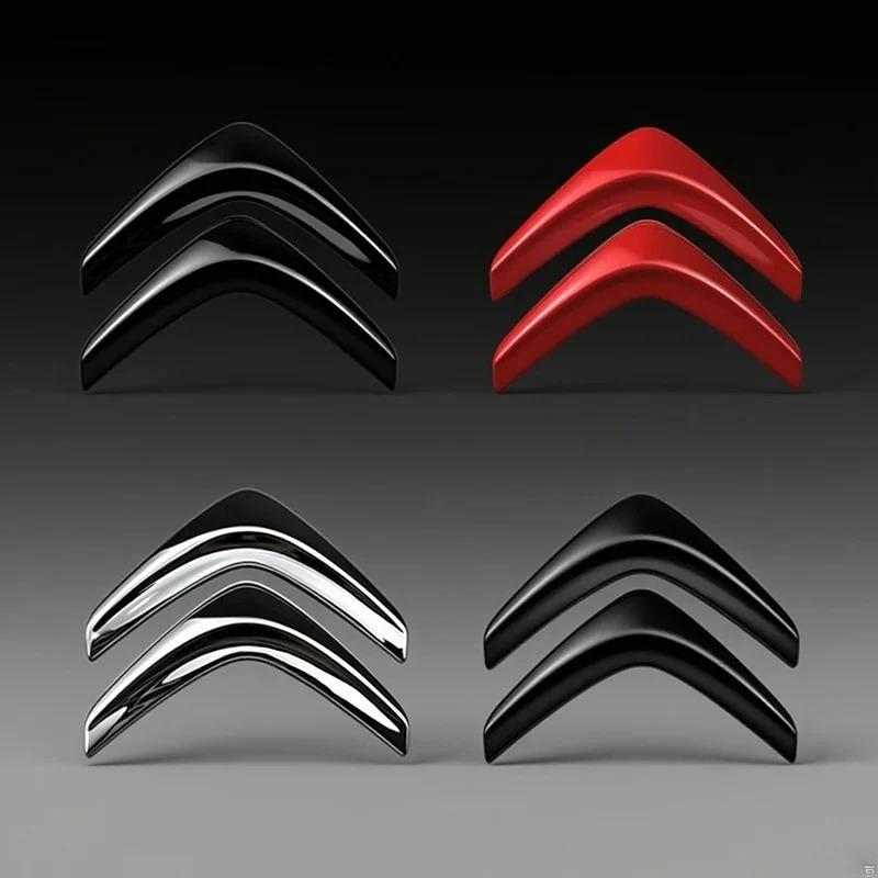 Citroen V Shape Trunk Emblem Car Rear Logo Badge For C3 C4 C5 Cactus Berlingo ABS Car Styling Accessories (8 Colors, 2 Sizes)