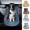 Dog Car Seat Soft Washable Pet Booster Car Seat with Safety Leash