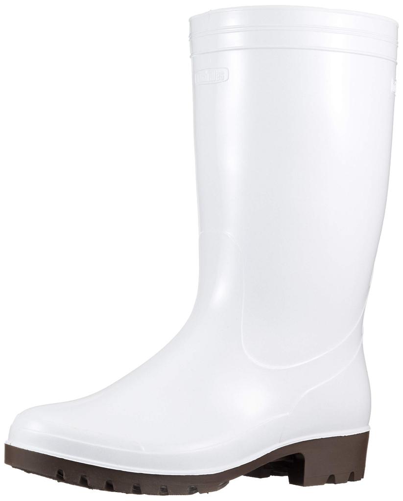 Made In Antivirus Oil [Achilles] Boots, Japan, Compatible, Resistant, 2E, Unisex, Workmaster, White/Brown, 26.5cm