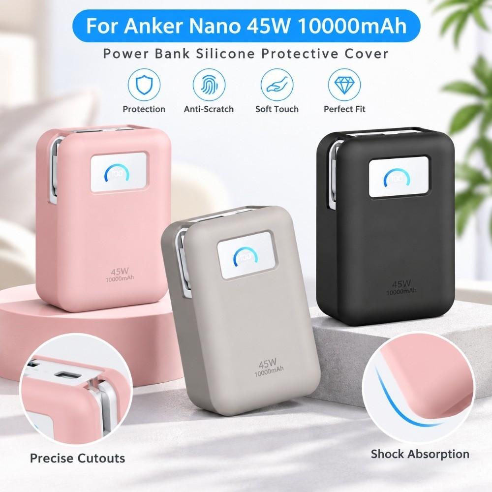 a1638 Carrying Organizer Bag Anti-fall Full Protective Cover for Anker Nano 45W 10000mAh Outdoor