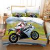 Super Cool Motorcycle AU Queen 210x210cm Bedding Duvet Cover Sets Kids,twin Full Queen King Bedroom Set Bedclothes 100% Quality