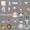 50 Baseball Graffiti Personalized Sports Trend DIY Skateboard Luggage Stickers Waterproof