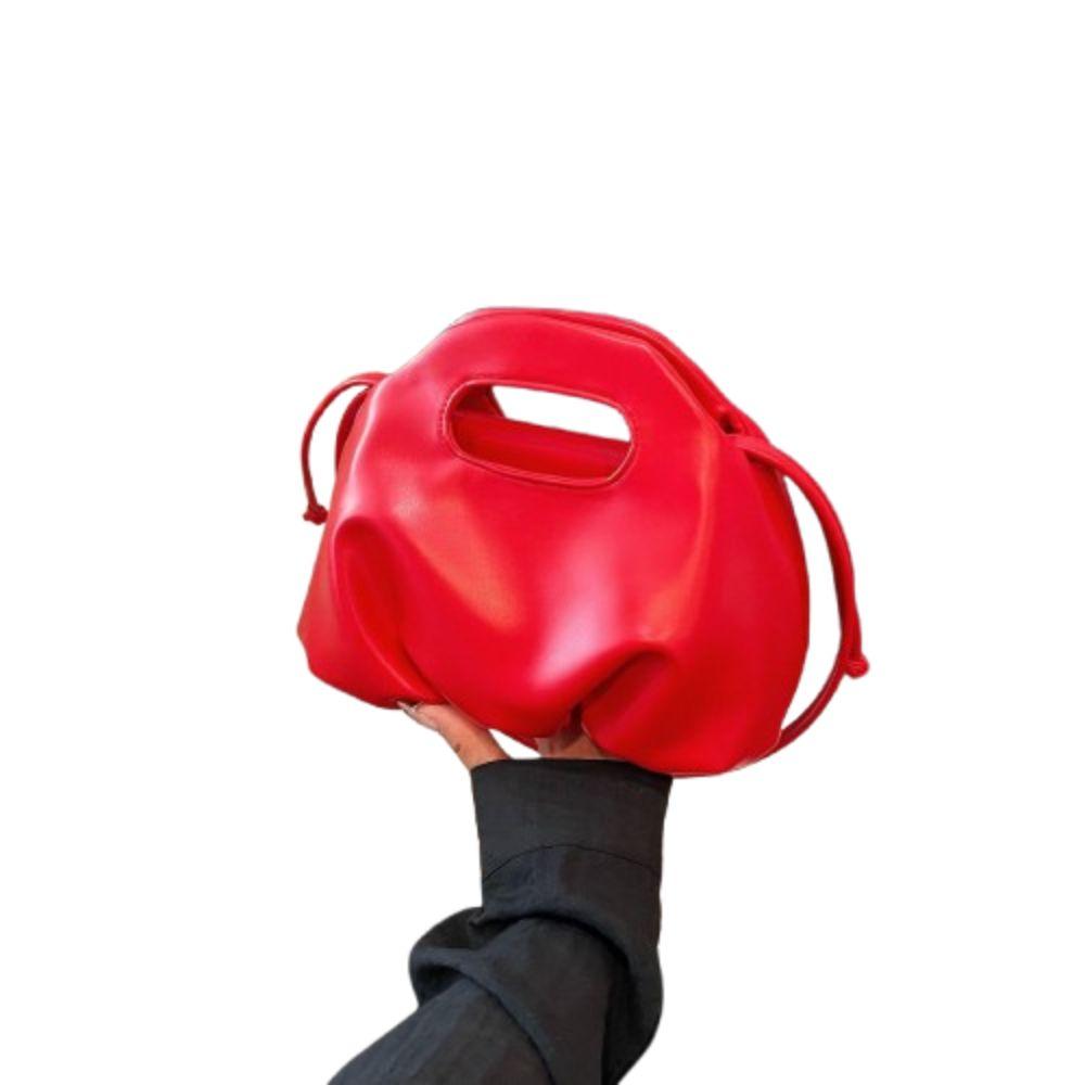 Корейский стиль Облако Сумка Сумка через плечо Пельмени Сумка-тоут Простая плиссированная женская сумка