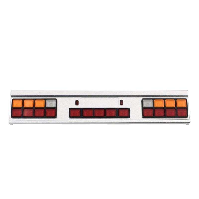 LED Simulation Metal Taillight Container Lamp for 1/14 Tamiya RC Truck Car For scania 770S For volvo FH16 For man