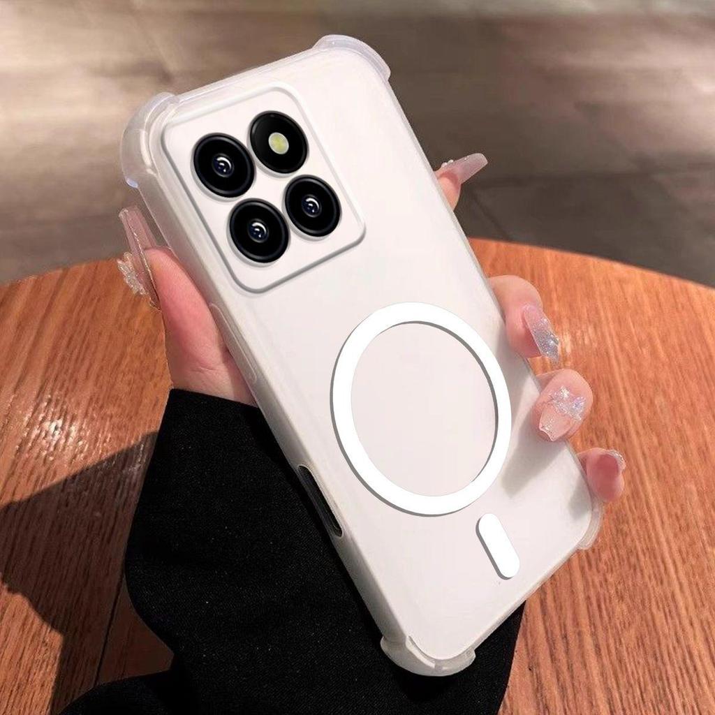 Матовый прозрачный чехол-желе против отпечатков пальцев для Xiaomi 14 Pro, ударопрочный чехол для телефона