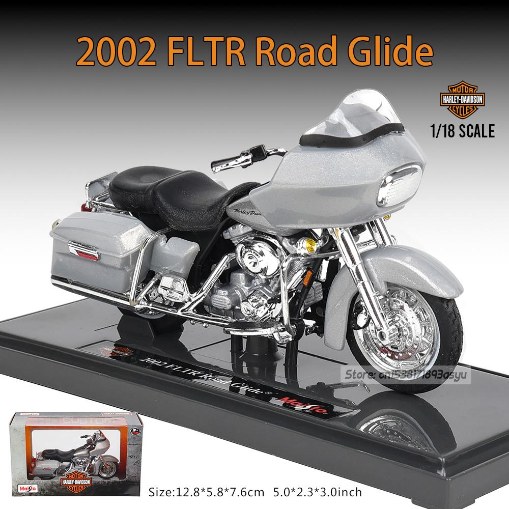 Майсто 1:18 Различных стилей Мотоцикл Harley-Davidson 1999 FLHR Road King Красный Сплав Модель Мотоцикла Игрушечная Машина Коллекция