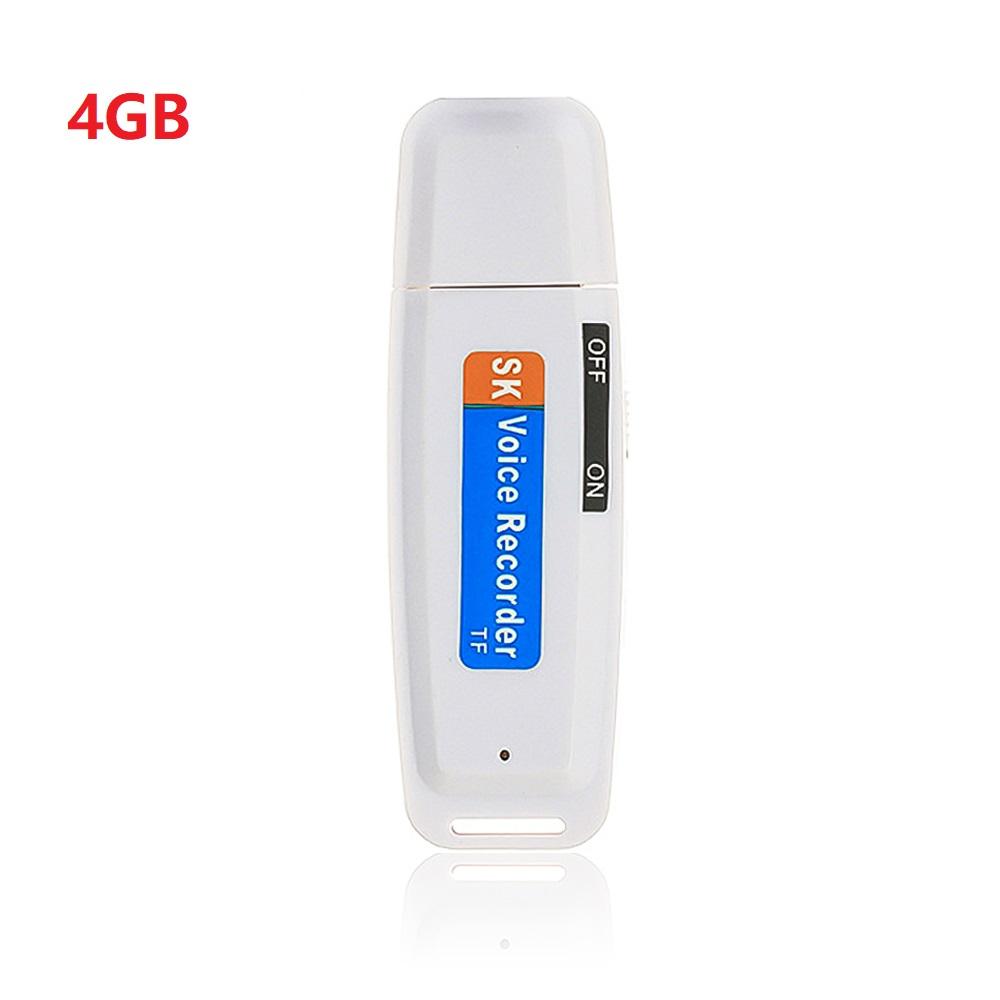 Compact USB Voice Recorder with Expandable 32GB Memory - Professional Recording Device