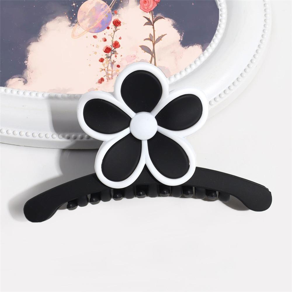 Нескользящие матовые заколки-акула сладкие цветочные пляжные аксессуары для волос заколки для густых волос для женщин