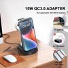 Беспроводная зарядная станция 3 в 1 для iPhone 11/12/13/14/Pro/Max/XR/X/8, iWatch