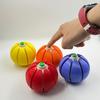 Компактный антистресс Хэллоуинская тыква Сжимаемый мячик Фруктовидный кликер Игрушка-фиджет для снятия сенсорной тревожности Милый мягкий декомпрессионный для детей