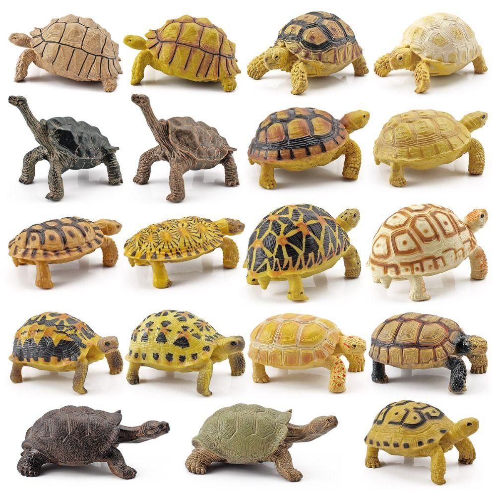 Realistic Turtle Action Figures Simulation Tortoise Animals Figurines Sea Turtle Model Collection
