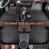 Автомобильные коврики для BMW X5 E70 2006-2013 Кожаные коврики полного покрытия Автомобильные коврики Роскошные вкладыши в салон Аксессуары для интерьера