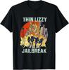 Черная Унисекс Футболка Thin Lizzy Jailbreak Explosion