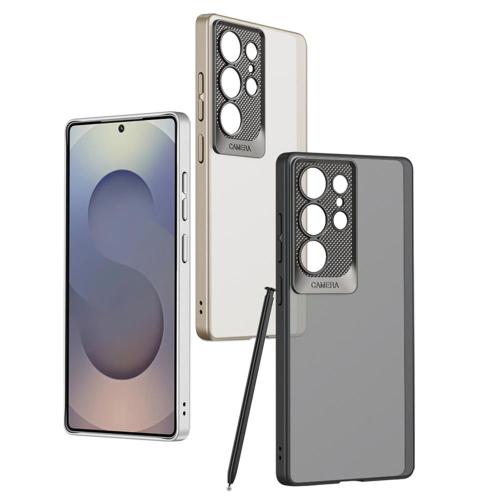 For Samsung Galaxy S25 Ultra Case Skin Touch Translucent Hard PC Phone Back Cover Dragon Scale Design