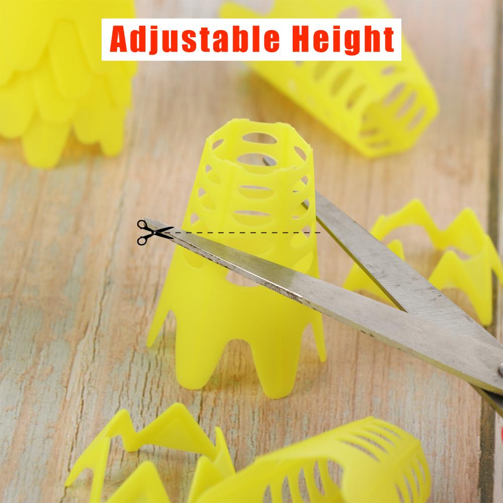 15pcs Simulator Men Plastic Golf Ball Nail Professional Golf Mat Tees Training