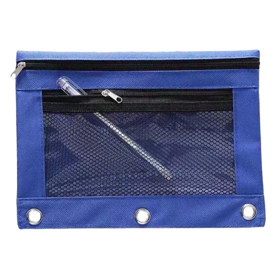 Сумка-карандаш большой емкости с сетчатыми окнами на молнии, сумка для хранения канцелярских принадлежностей, сумка для карандашей, школьная