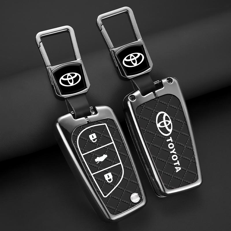 OFWP3 For Toyota Auris Corolla Avensis Verso Yaris Aygo Scion TC IM 2014 2015 2016 Key Bag New Zinc Alloy Car Remote Key Case Cover