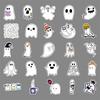 50 Cartoon Ghost Doodle Cute Halloween Kids Gauze DIY Skateboard Water Cup Decoration Stickers