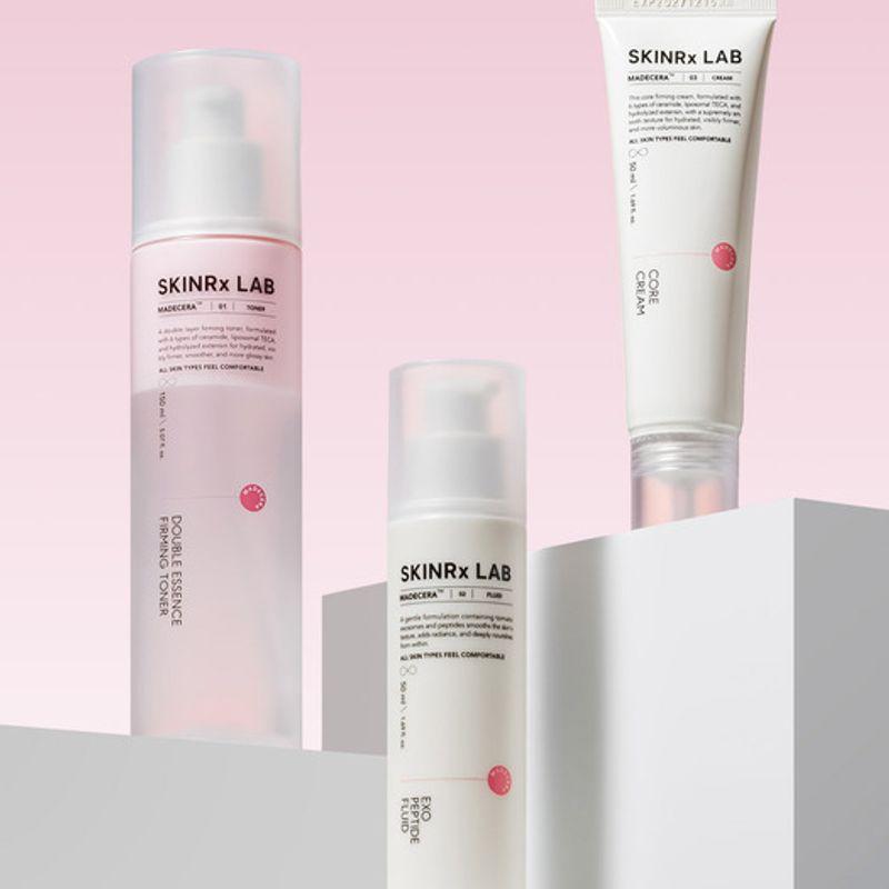 SkinRx Lab Набор Madécera Triple Core (Подтягивающий тоник 150 мл, Флюид 50 мл, Крем 50 мл)