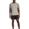 Under Armour Iso Chill T Shirts Men's Gray Green Crew Neck Moderate Straight Fit 1376518-504