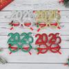 2026 Digital Funny Christmas Glasses Frame for New Year Eve Party Decoration Supplies Creative Photo Booth Prop Kids Gift Favors