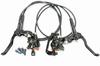 Lightweight SHIMANO High Performance Hydraulic Disc Brake Front and Rear Set BL-MT200 BR-MT200 Black... (no Rotor)