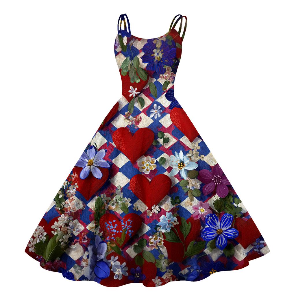 Женское платье с принтом, сексуальное, с открытыми плечами, панк, винтажное