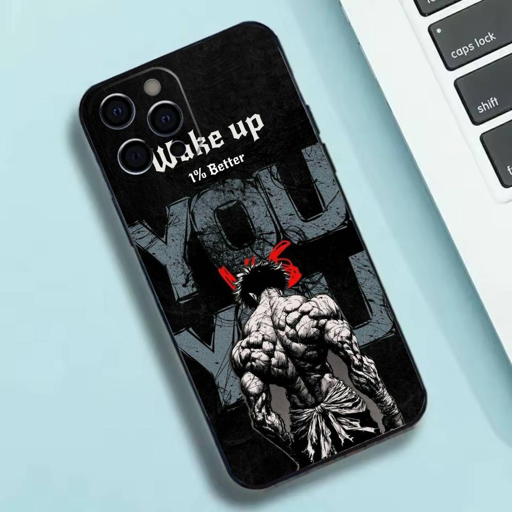 Чехол для телефона Аниме B-Baki hanma Силиконовый Мягкий Для IPhone 17 16 15 14 13 12 11 X XR Plus Pro Max Plus