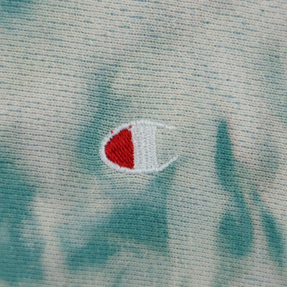 Champion 90s Reverse Weave USA Made Old Embroidered Tag bleaching Long sleeve sweat trainer Men's Used