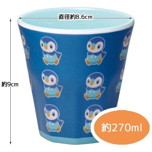 Skater Tumbler 270ml Melamine Cup Children Unbreakable Pocket Monster Piplup MTB2-A