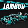 Lamborghinis Racing Car Building Block Set Assembly Sports Vehicle Model Fun Toy Bricks for Kids Gifts