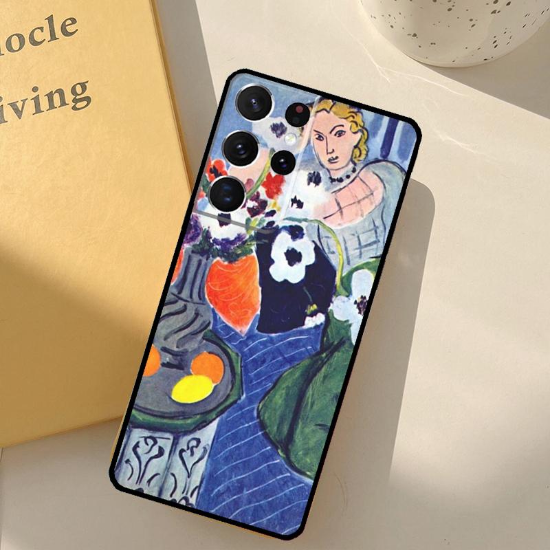 Чехол для телефона с картиной Анри Матисса для Samsung Galaxy S25 Ultra S20 S21 S22 S23 S24 Plus S9 S10 S25 FE Защитный корпус
