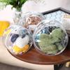 Multicolor Doll Thicken Storage Pouch Transparent Outdoor Doll Display Bag DIY Keychain