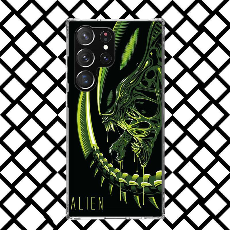 Крутой чехол для телефона A-Alien X-Xenomorph для Samsung Galaxy S26 S25 Edge S24 S23 Ultra S22 Plus S21 FE S20 + Мягкий чехол с принтом Fundas