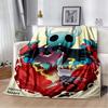 Флисовое одеяло с 3D принтом Game Hollow Knight для кроватей, походов, пикника, толстое одеяло, покрывало, флисовое одеяло