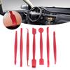 7pcs Edge‑Closing Tool for Automobile Film Sticking Color Change Film Car Clothes Gap Scraper