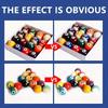 Pool Table Billiard Ball Cleaner Wax 50g Restores Shine Includes Cleaning Sponge for Home Game Rooms