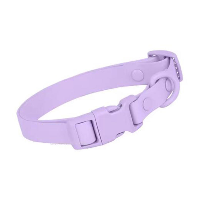 Adjustable Dog Collar High Quality PVC Material Waterproof Easy Clean Pet Accessory Odor Resistant Durable Pet Supplies For Small Medium Large Dogs