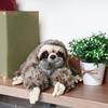 Super soft short plush sloth doll for kids and girls.