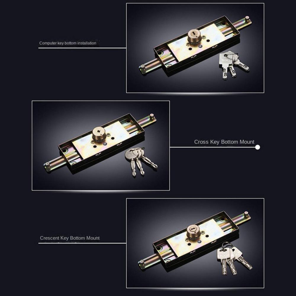 Сплавной замок для роллетных ворот с ключом, противоугонные замки, новый замок для роллетных ворот, гараж