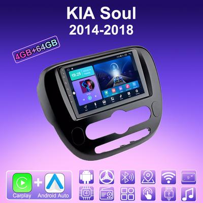 2 DIN Android Carplay автомобильное радио для KIA Soul 2014-2018 мультимедийный проигрыватель головное устройство стерео GPS навигация BT WIFI 4+64 ГБ