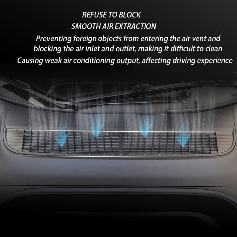For Tesla Model YL/Y/Launch Juniper 2025 2026 Front Grill Guard Grille Inserts Mesh Anti Insect Net Cover Bumper Grid Filter