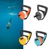Scuba Diving Reel with Thumb Stopper and 150ft High Visibility Line Scuba Ratchet Dive Reel Finger Spool Easy To Use