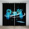 Любимые детские классные шторы с игровым контроллером, геймпадом, 2 панели, занавески для домашнего декора для мальчиков и девочек, гостиная, спальня