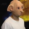 Elf Face Mask Halloween Full Head Mask, Movie Character Cosplay Latex Realistic Masquerade for Costume Party Role Play Props Headgear