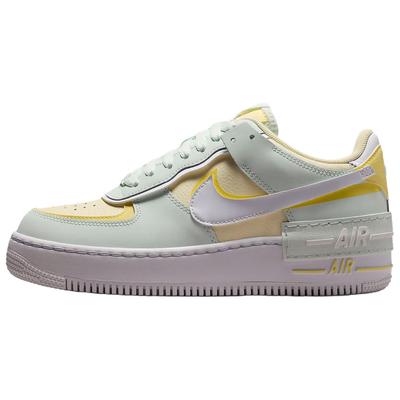 Кроссовки Nike Air Force 1 Shadow Удобные Универсальные Низкие Женские Кроссовки Желтый Белый Зеленый DZ1847-301