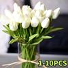 1-10 шт. искусственный цветок тюльпана Real Touch искусственный букет PE искусственный цветок для свадебного украшения цветы домашний садовый декор