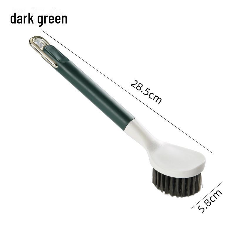 Силиконовая щетка-лопатка для мытья посуды, мягкая щетина, без содержания масел, не повреждает поверхность, универсальное чистящее средство для кухни