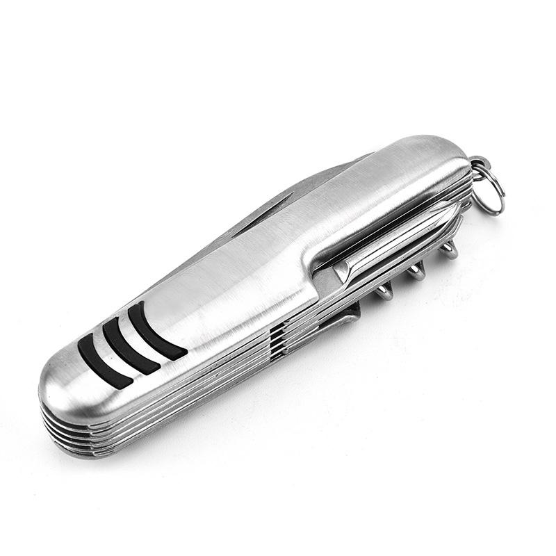 11in 1 Multi-function Stainless Steel Mini Swiss Army Knife Household Combination Tool Folding Pocket Knife Camping Edc